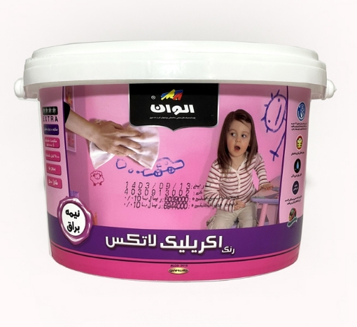 تصویر  رنگ اکریلیک نیم براق لاتکس (حلب20کیلو) الوان کد ALCO-3115