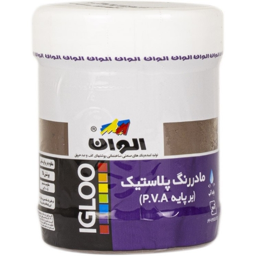 تصویر  ماده رنگ تمام پلاستیک قهوه ای مات الوان کد 839 سایز کیلو