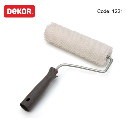 تصویر  غلطک هوا گیری اپوکسی دکور (DeKOR) قطر 7 و عرض 25 سانت  کد 1221