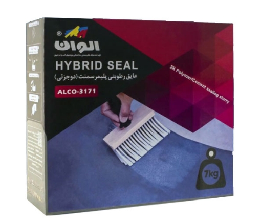 تصویر  عایق رطوبتی (پلیمر سمنت) 35 کیلویی الوان کد ALCO-3171 سفید
