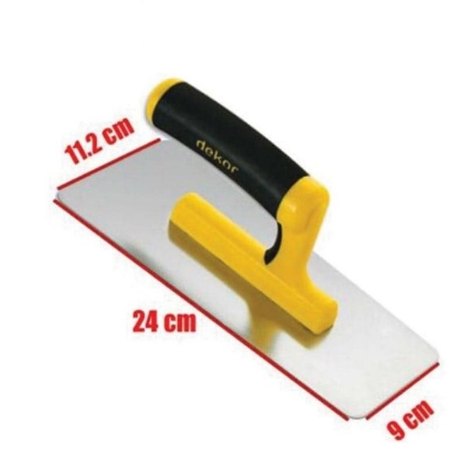 تصویر  ماله استیل 9*24 (Large) دکور (Dekor) کد 227