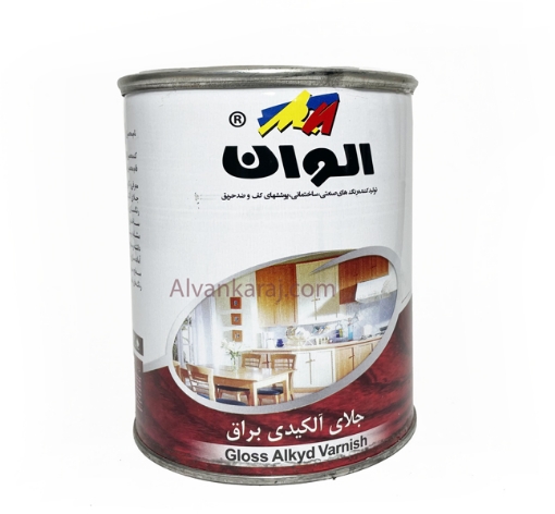 تصویر  جلای الکیدی (وارنیش) براق(حلب 20کیلو) الوان کد ALCO-2028 
