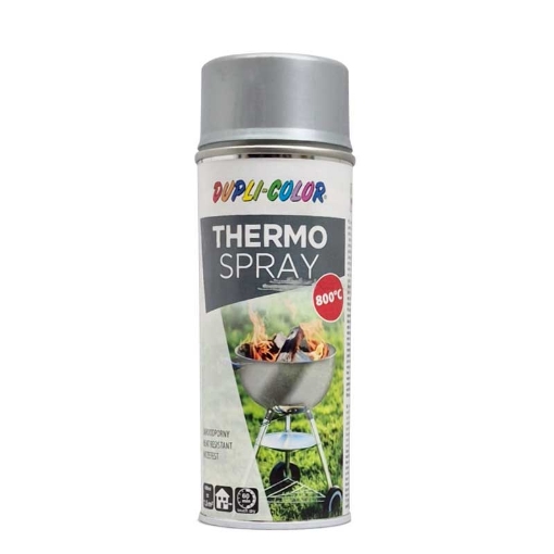 تصویر  اسپری نسوز 800 درجه نقره ای دوپلی کالر وارداتی ظرفیت 400 میلی لیتر