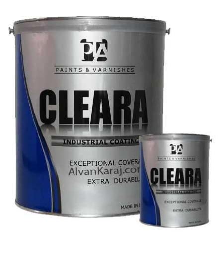 تصویر  رنگ اپوکسی سفید گالن کلرا و هاردنر