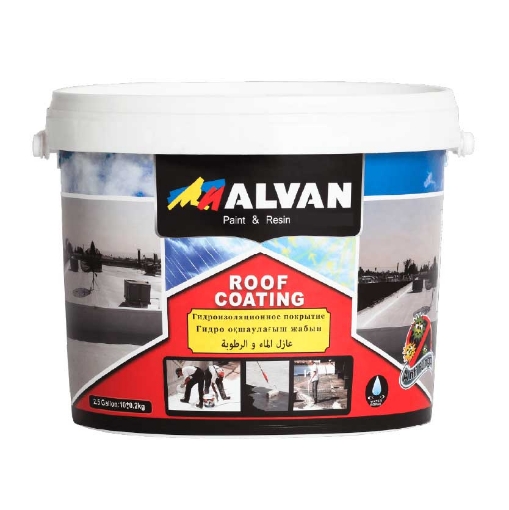 تصویر  پوشش عایق رطوبتی سفید الوان مدل ALCO-3212 حجم دبه