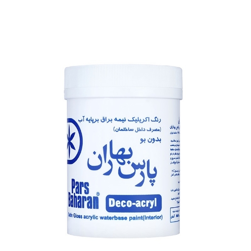 تصویر  رنگ اکریلیک نیم براق (کیلو) پارس بهاران Deco-Acryl