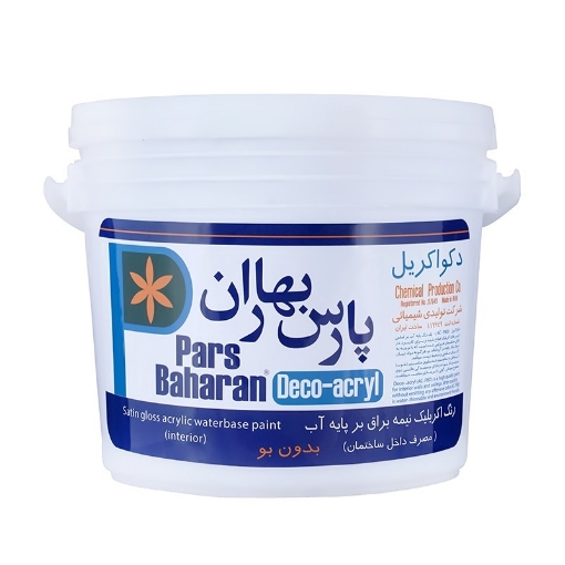 تصویر  رنگ اکریلیک نیم براق (دبه) پارس بهاران Deco-Acryl