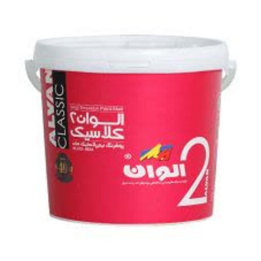 تصویر  رنگ نیم پلاستیک مات الوان ۲ کلاسیک (حلب ۲۵ کیلو) کد ALCO-4034