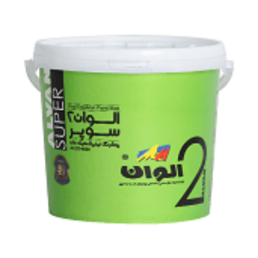 تصویر  رنگ نیم پلاستیک مات الوان 2 سوپر (گالن۵کیلو) کد 4033